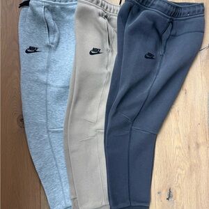 Nike Kids Joggers in Black, Tan & Heather Gray